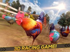 ป่าไก่ตัวผู้วิ่ง - บ้าไก่ฟาร์มแข่งการอยู่รอดเกม screenshot 3