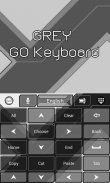 Grey GO Keyboard Theme screenshot 0