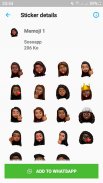 Memoji Black People Stickers screenshot 1