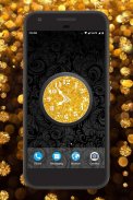 Glitter Clock Live Wallpaper screenshot 0