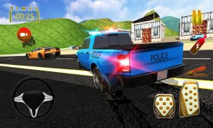 SuperHero Police Truck Chase: Gangster Escape screenshot 0