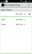 My Cooking Timers screenshot 2