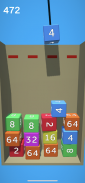 Tower Cube: 2048 merge 3D puzzle screenshot 1