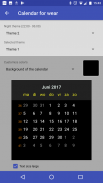 Calendar for wear preview screenshot 2