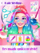 Unicorn Makeup Dress Up Artist screenshot 4