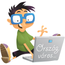 Ország város Online Icon