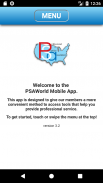 PSAWorld Mobile App screenshot 1