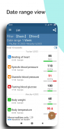 MyBodyLog - Health index notes screenshot 0