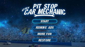 Pit Stop Stock Kereta 3D Mecha screenshot 1