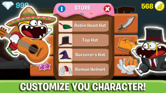 Eat The Donut: 2D Platform Runner screenshot 2