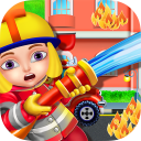 消防员消防车-儿童游戏 Icon