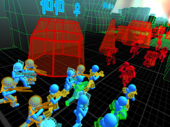 Stickman: Simulator: Neon Tank screenshot 9