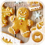 Gingerbread Man +HOME Theme screenshot 5