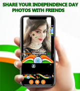 Indian Flag face photo editor  & 15th August DP screenshot 4