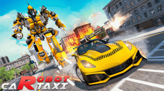 Snake Robot: Taxi Robot Games screenshot 1