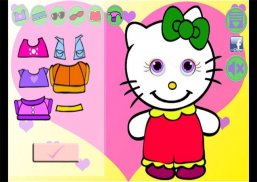 Juegos de vestir Kitty español screenshot 1