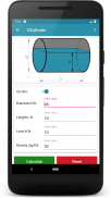 Tank volume calculator screenshot 2