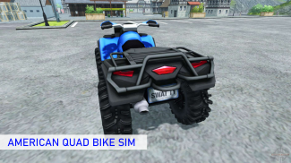 american Atv Quad Middle Moto Quad Bike Simulator screenshot 0