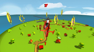 Helicopter Flying Race Game 3D screenshot 4