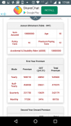 LIC Premium & Maturity Calculator Latest version screenshot 0