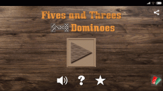 Fives and Threes Dominoes screenshot 0