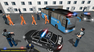 US Police Bus Transport Prison Break Survival Game screenshot 2