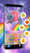 Twinkle Rainbow Cat Keyboard T screenshot 0