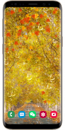 Autumn Maple Leaf Droplets Live Wallpaper screenshot 2