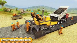 Uphill Road Builder Sim 2019 screenshot 4