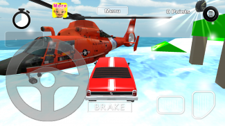 Snow Car Race & Stunts Extreme by Kaufcom screenshot 2