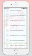 First Signs Of Pregnancy - Tips & Guide screenshot 2