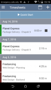 Log My Hours - Time Tracking screenshot 1