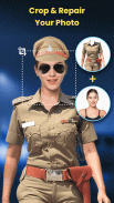 Woman Police Suit Photo Editor screenshot 5