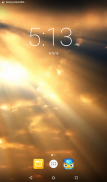 Sunset Clouds Live Wallpaper screenshot 2