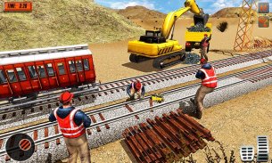 Heavy Machines Train Track Construction Simulator screenshot 1