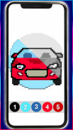 Cars Pixel Art Color by Number screenshot 6