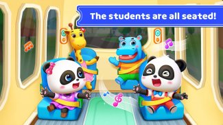 Ônibus escolar do Bebê Panda screenshot 2