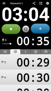 Stopwatch tingkat lanjut - timer olahraga screenshot 4