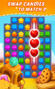 Süßes Süßigkeit-Puzzlespiel screenshot 20