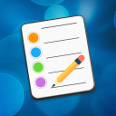 Bloc de notas en color - widget Icon