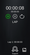 Free Simple Stopwatch – Chronometer & Laps Counter screenshot 1