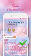 Pink Drops RainbowKey Theme screenshot 2