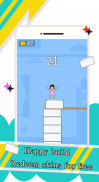 Puzzle Stack Jump - Tofu Cubes screenshot 2