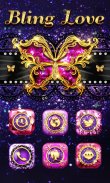 Bling Love GO Launcher Theme screenshot 3