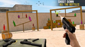 Gun fire Bottle Shooting Games screenshot 1