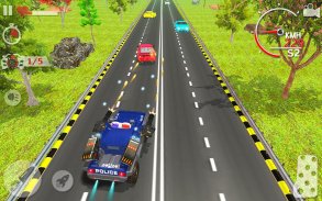 警察 高速公路 追 在 市 -  犯罪 赛跑 游戏 screenshot 0