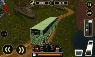 Army Bus Driver US Soldier Transport Duty 2017 screenshot 3