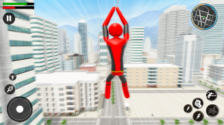 Stickman Rope Hero Spider Game screenshot 1