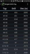 Simple Drill & Tap Free screenshot 1