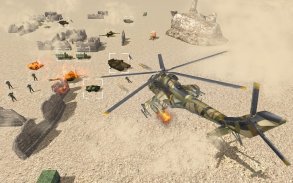 طائرات الهليكوبتر محاكي 3D حربية معركة جوية الهجوم screenshot 2